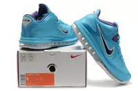 nike air max low lebron 9 france blue purple nba